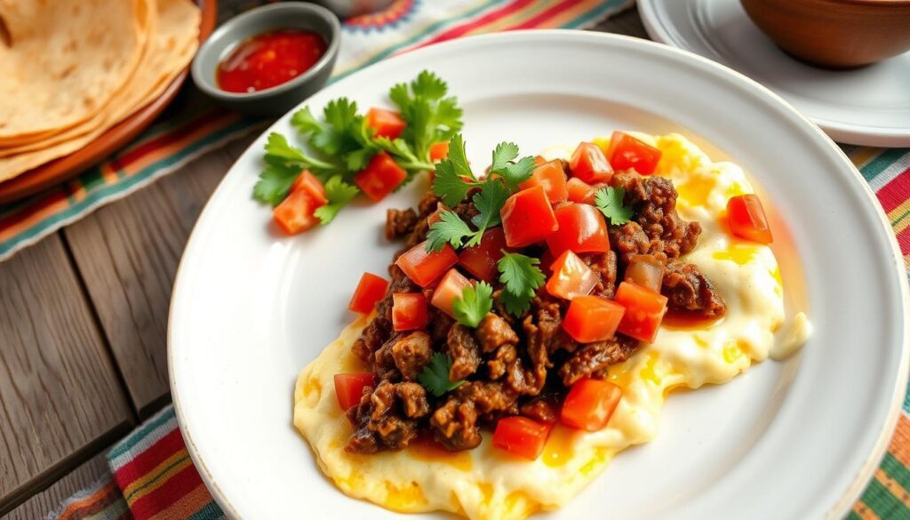 Carnitas and Eggs Breakfast