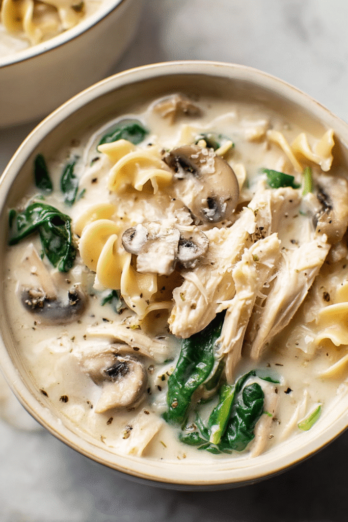 Creamy Chicken Lasagna Soup