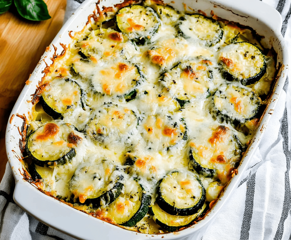 Easy Cheesy Zucchini Bake
