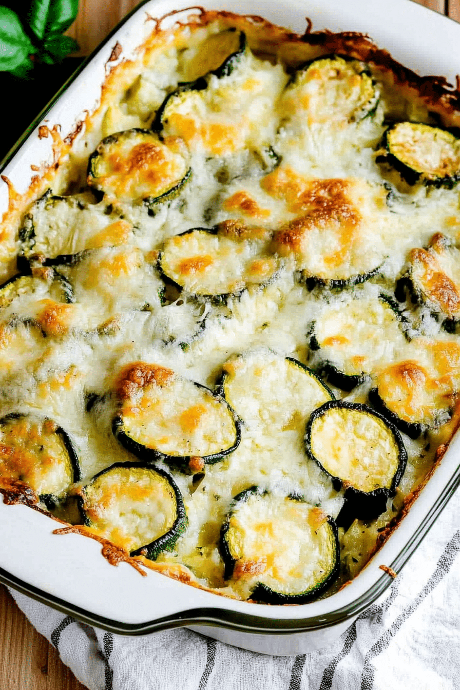Easy Cheesy Zucchini Bake
