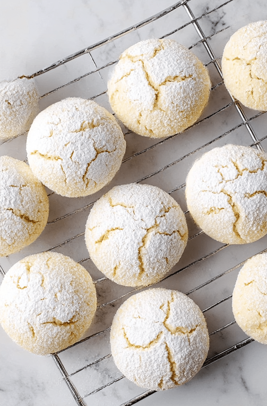 These cream cheese cookies are soft, tender, and topped with powdered sugar for a melt-in-your-mouth treat. Perfect for any cream cheese cookie lover!