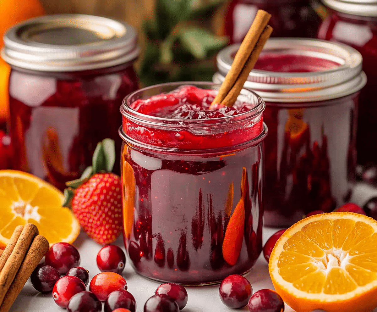 homemade cranberry sauce