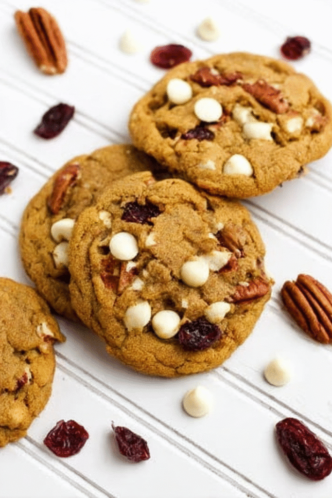 Chewy White Chocolate Pumpkin Cookie Recipe