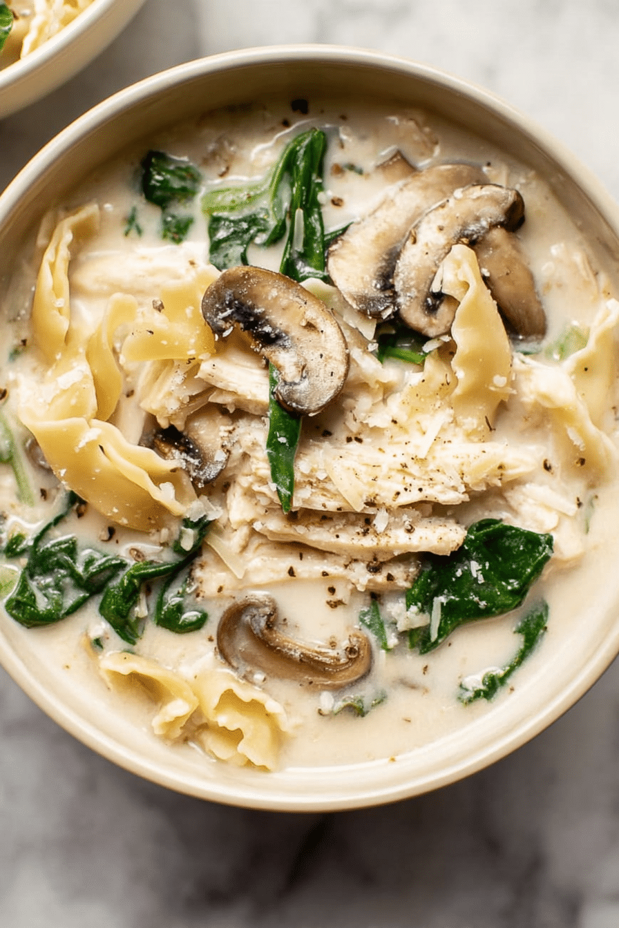 Creamy Chicken Lasagna Soup