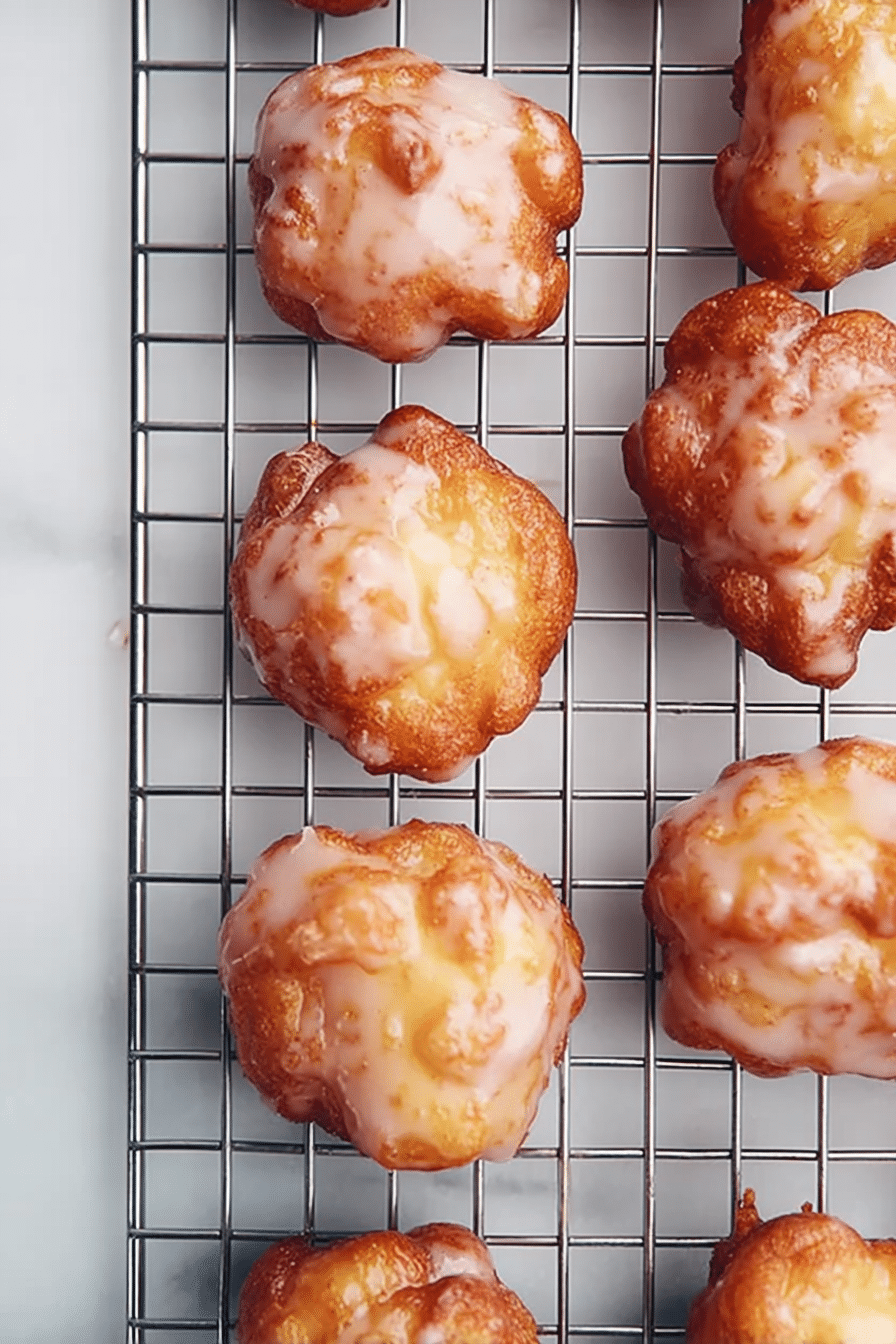 Air Fryer Apple Fritters