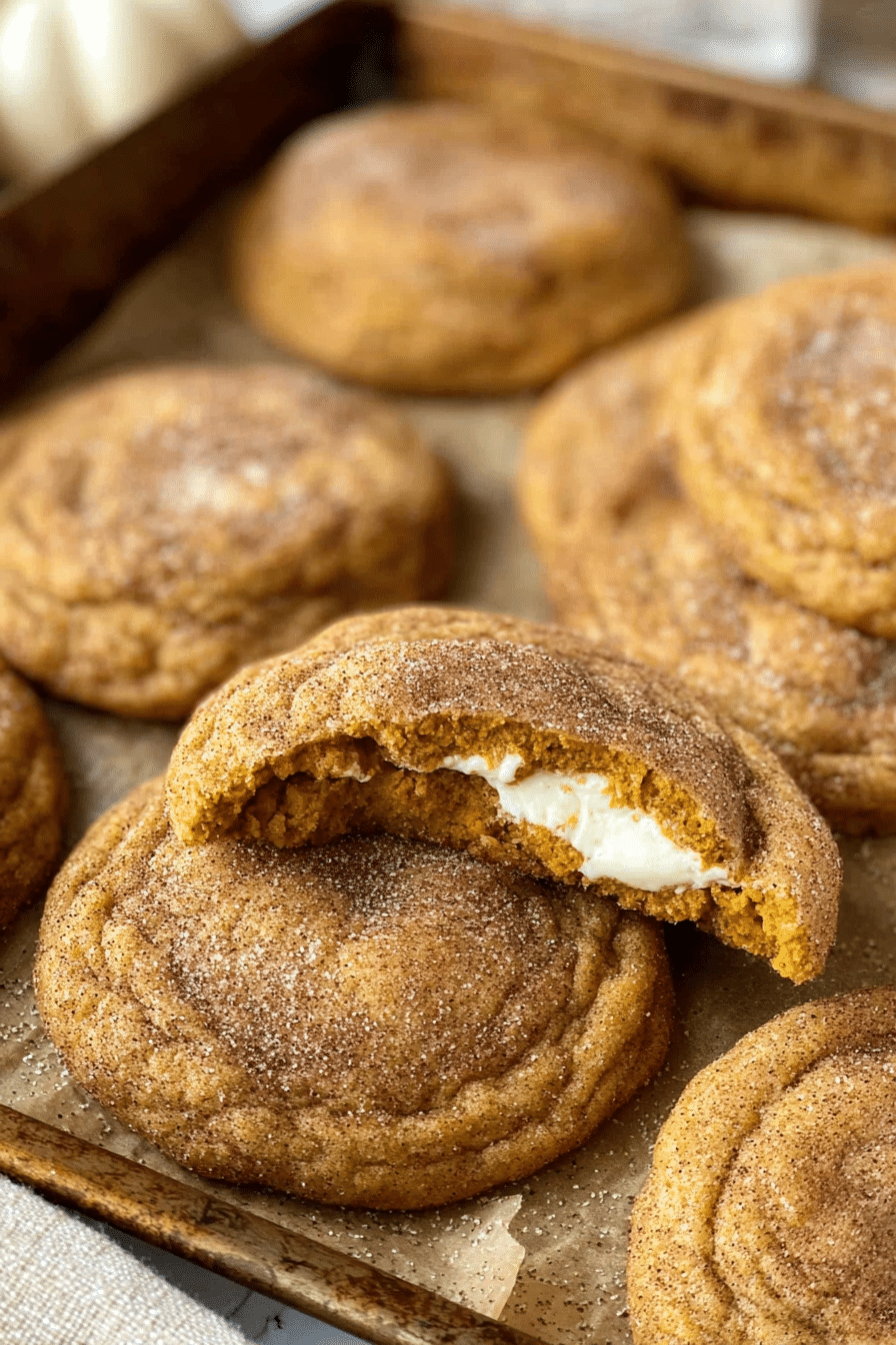 Pumpkin Cheesecake Snickerdoodles