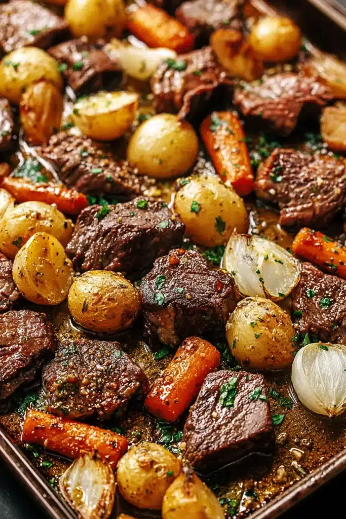 Easy Sheet Pan Steak with Roasted Veggies (3)