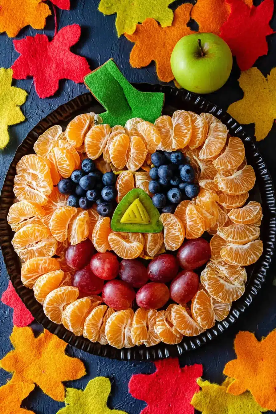 Jack O Lantern Fruit Tray
