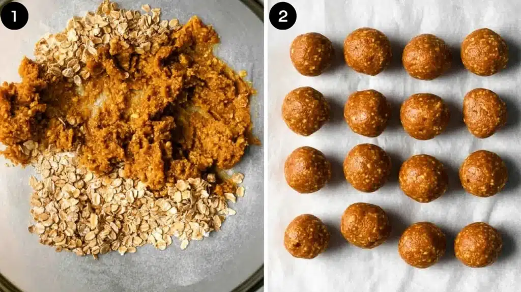 How to make pumpkin protein balls