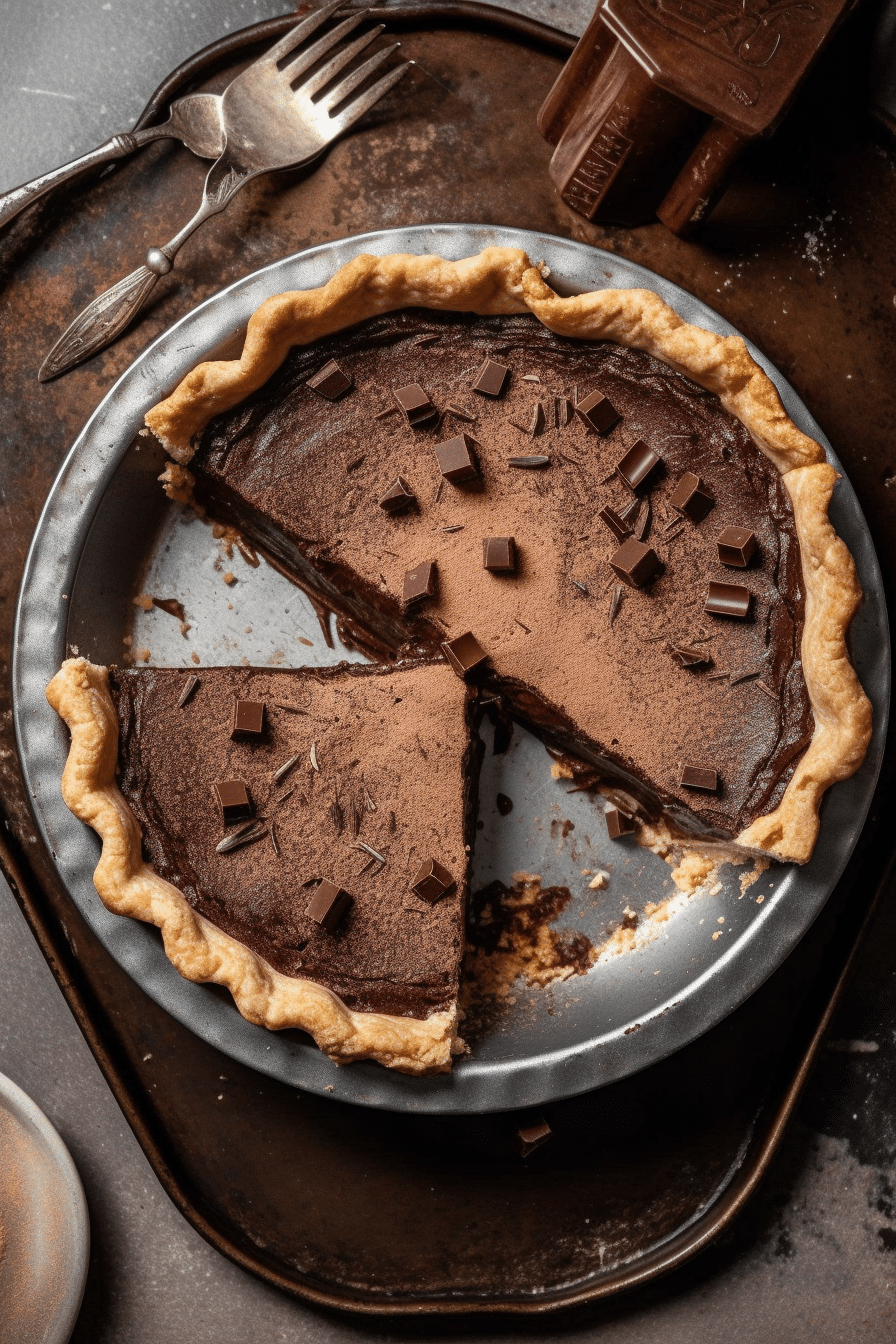 Dark Chocolate Chess Pie – Rich and Fudgy Southern Dessert