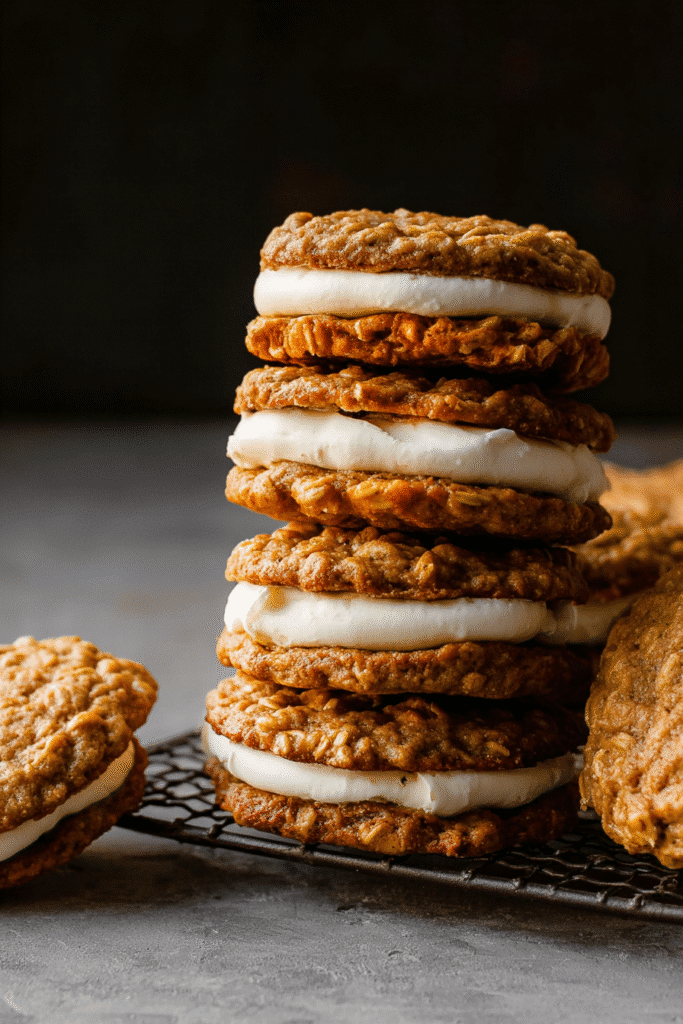 Pumpkin Oatmeal Cream Pies