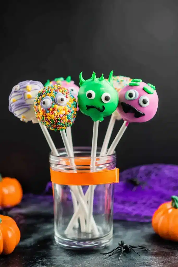 easy Fun Halloween Cake Pops