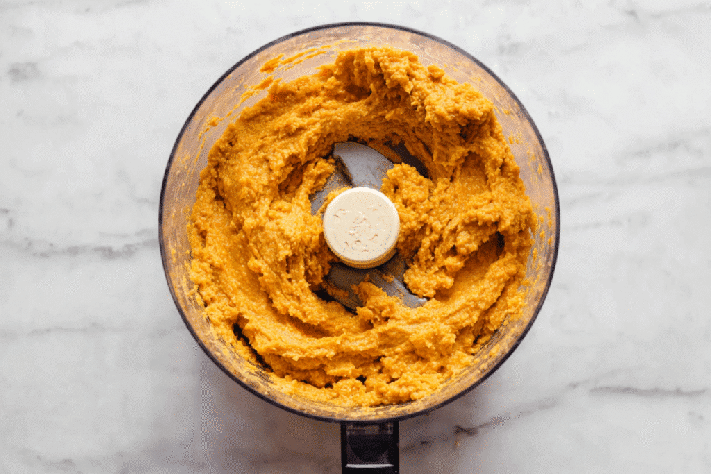 Pumpkin Hummus Blended Texture