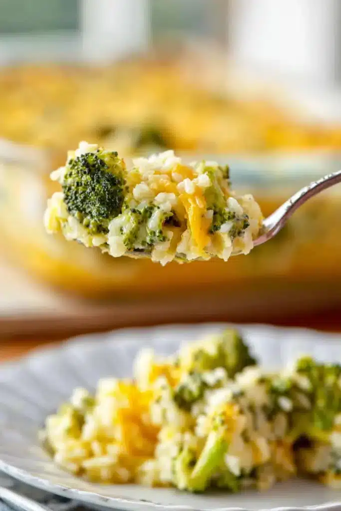Easy Broccoli Cheese Rice Casserole Recipe