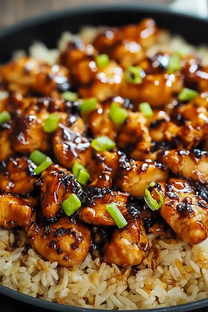 Honey BBQ Chicken Rice