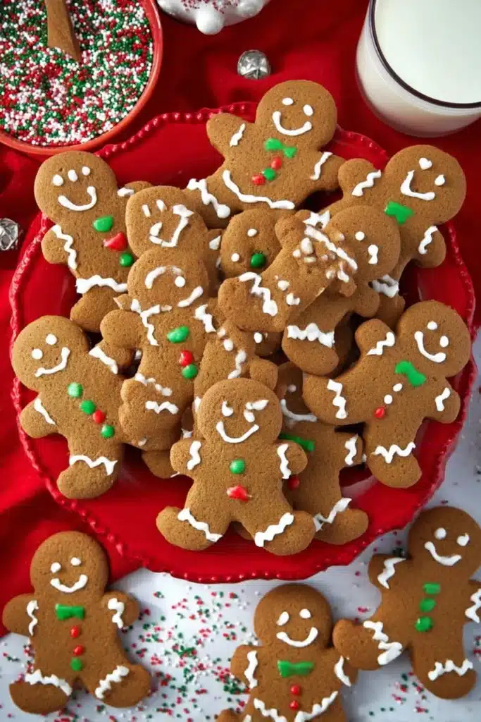 Chewy Gingerbread Men Cookies