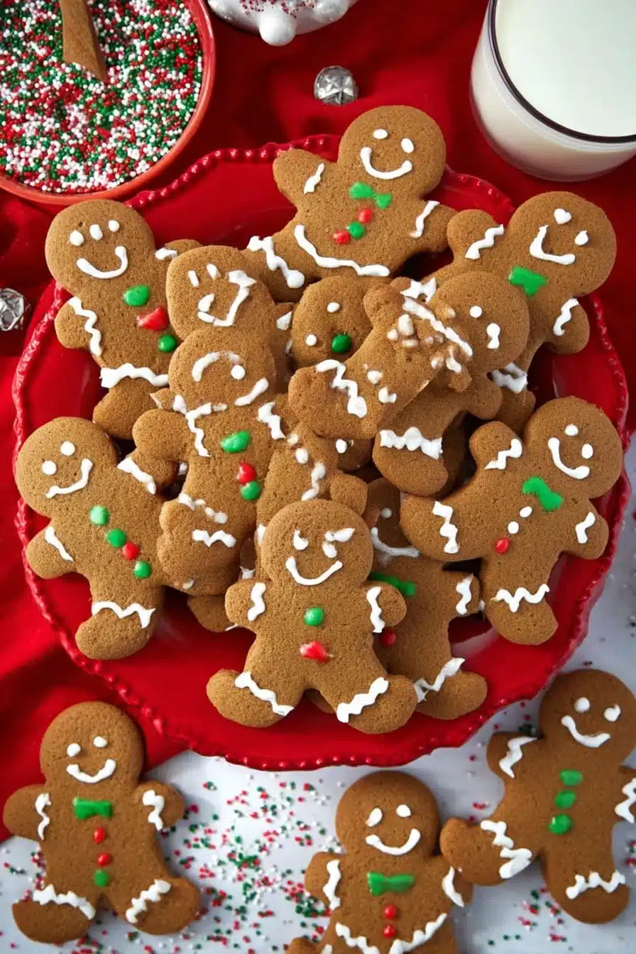 Chewy Gingerbread Men Cookies