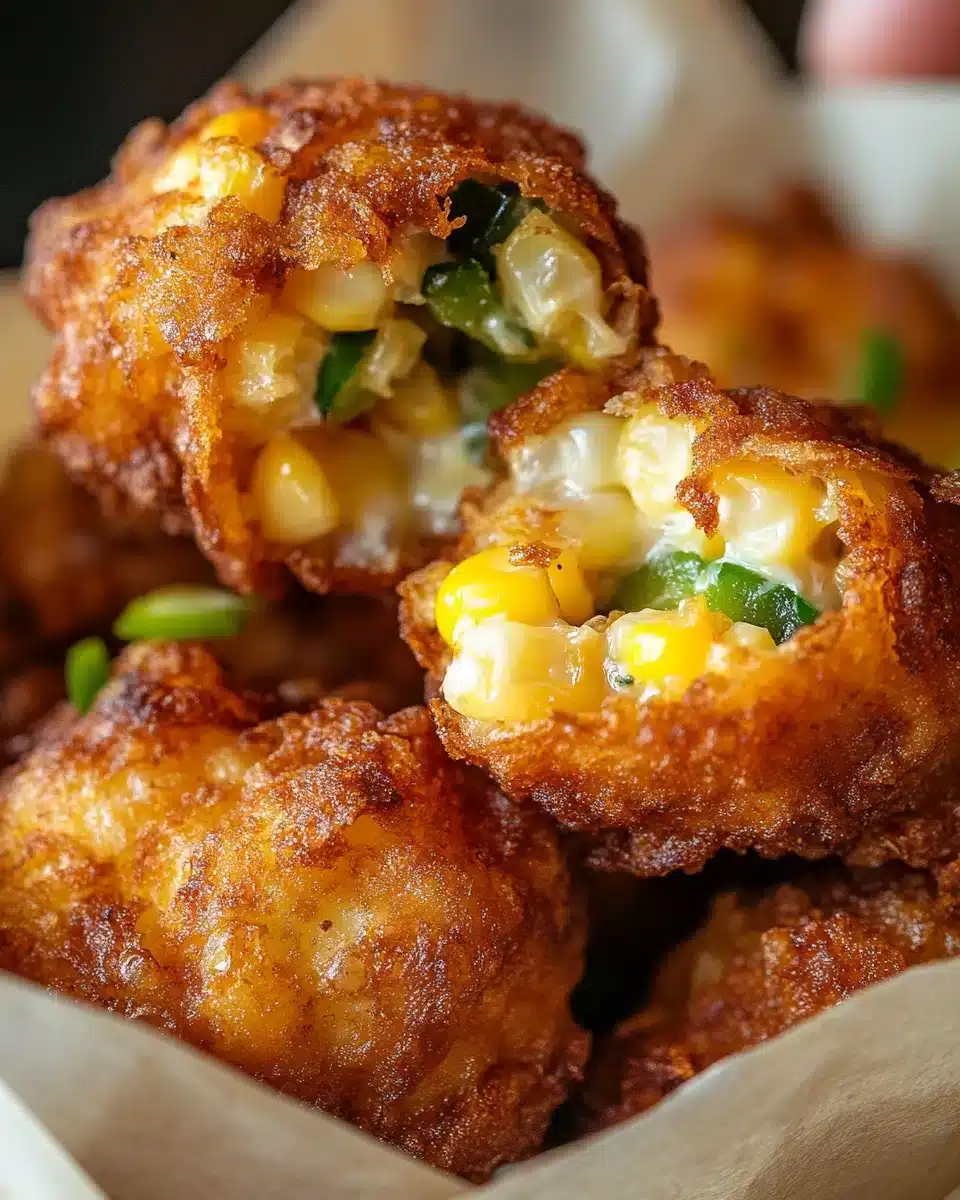 Crispy Alapeno Corn Nuggets Recipe Delicious alapeno corn nuggets bursting with flavor and texture.