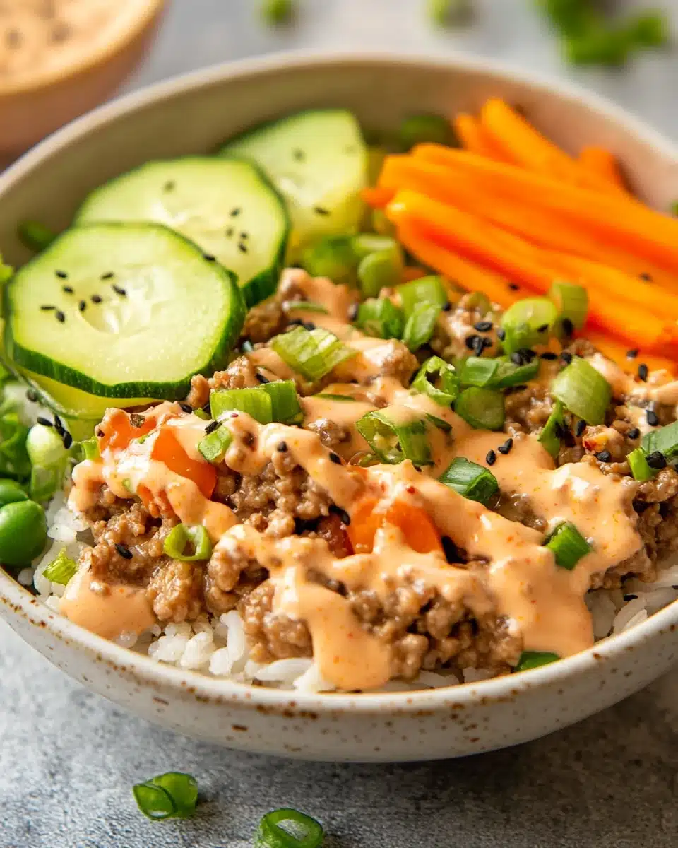 Ground Turkey Rice Bowls