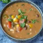 Hearty Mexican Pinto Bean Soup, perfect for a cozy dinner.