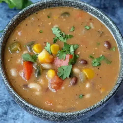 Hearty Mexican Pinto Bean Soup, perfect for a cozy dinner.