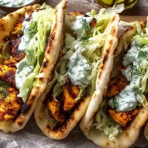 sheet pan chicken pitas with herby ranch and crisp lettuce