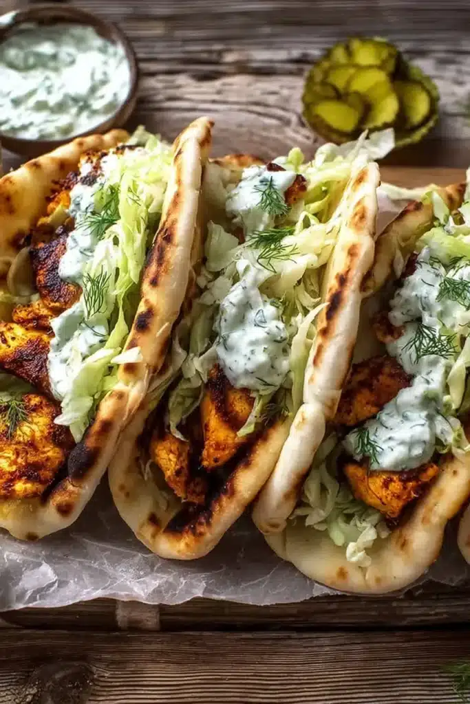 Sheet Pan Chicken Pitas With Herby Ranch