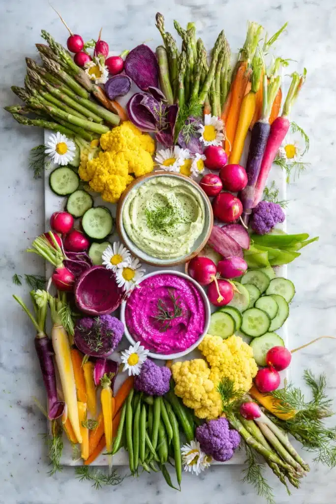 Spring Veggie Board