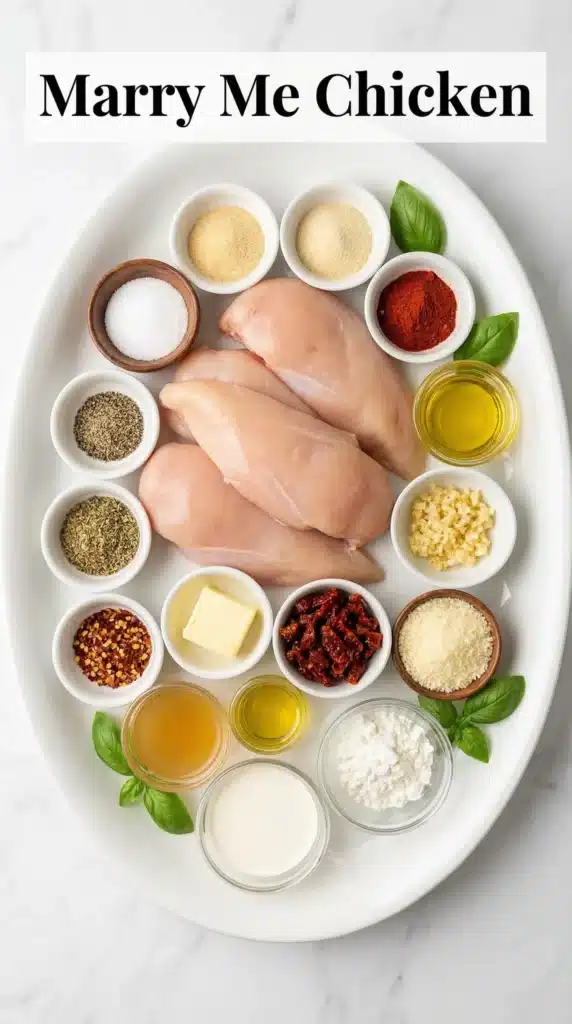 Ingredients Of Crockpot Marry Me Chicken