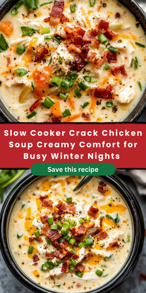 Slow Cooker Crack Chicken Soup