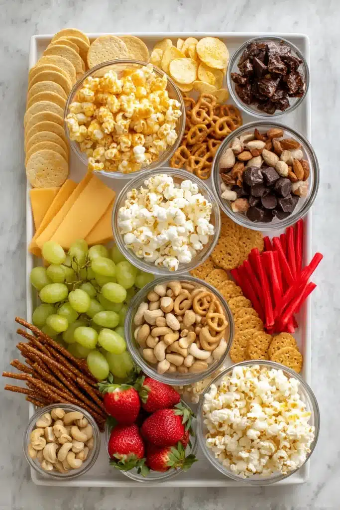 Movie Night Snack Board