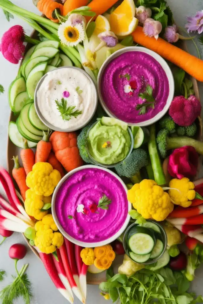 Vibrant Spring Vegetable Platter