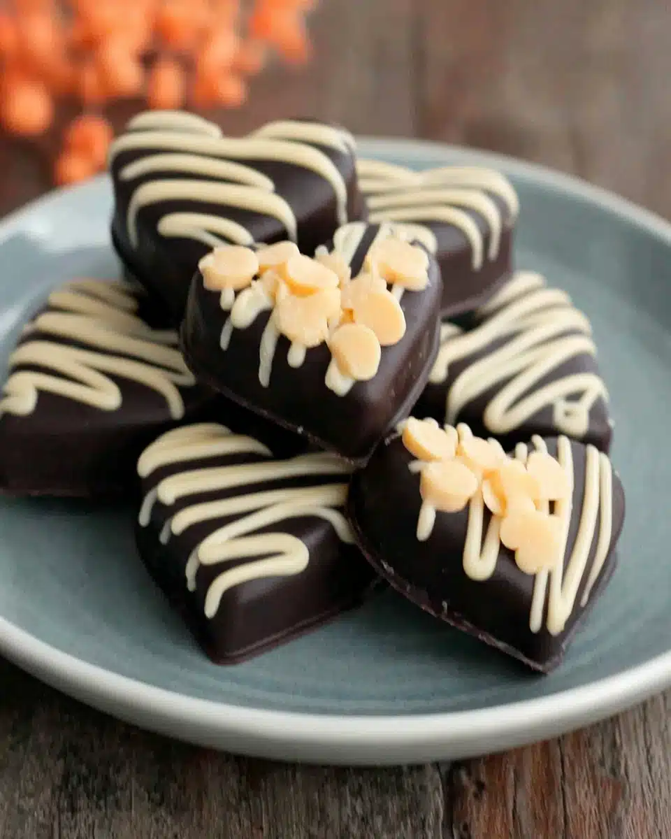 Easy Chocolate Peanut Butter Heart Desserts for Valentine’s Day