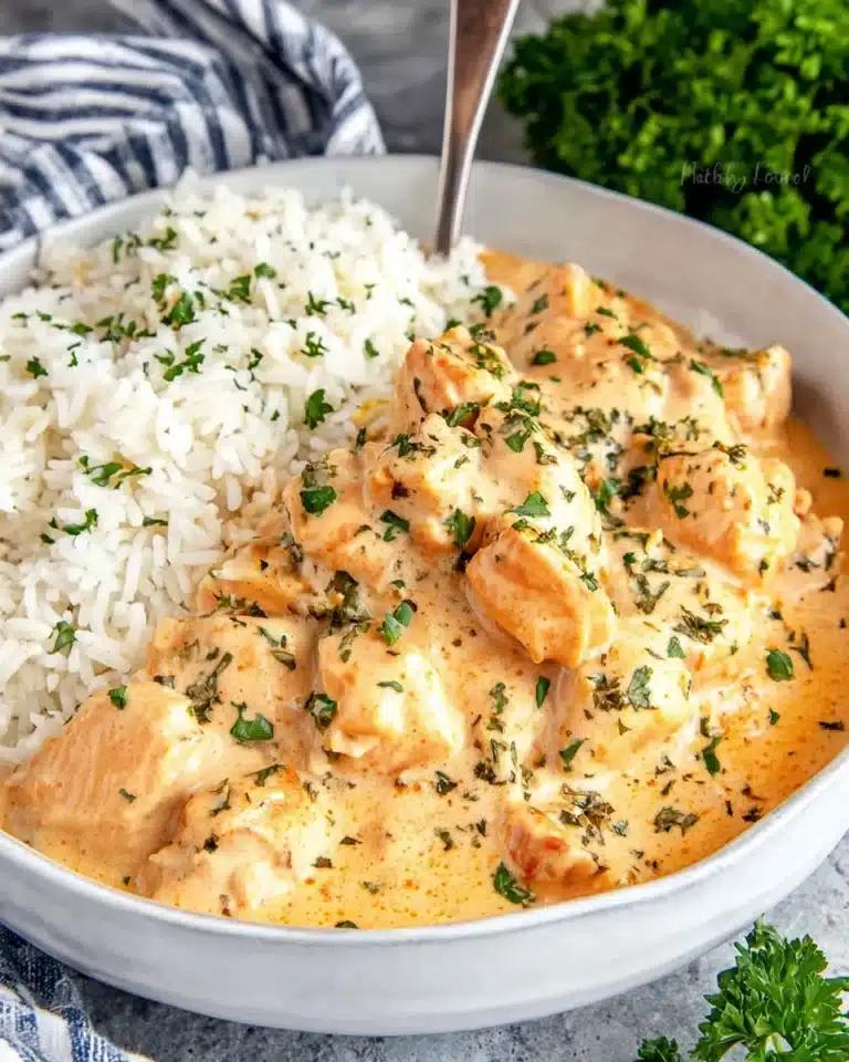 Creamy Smothered Chicken and Rice