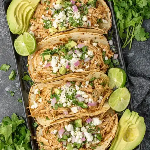 Savory crockpot chicken tacos ideal for busy nights.