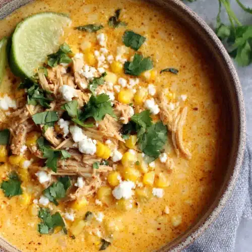 Easy Mexican Street Corn Soup