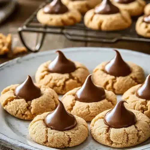 easy Peanut Butter Blossoms