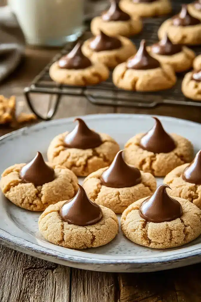easy Peanut Butter Blossoms