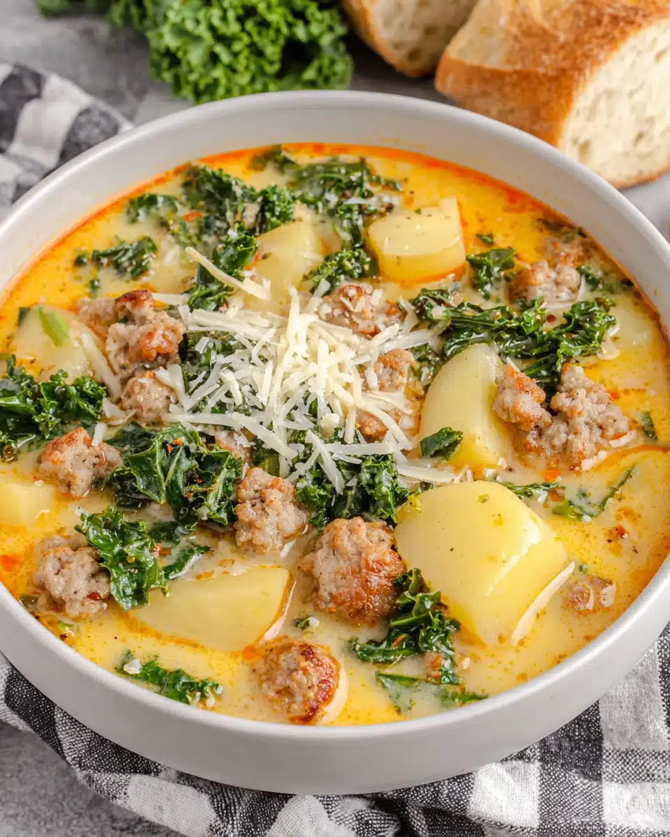 Hearty Slow Cooker Zuppa Toscana Soup: A Cozy Delight