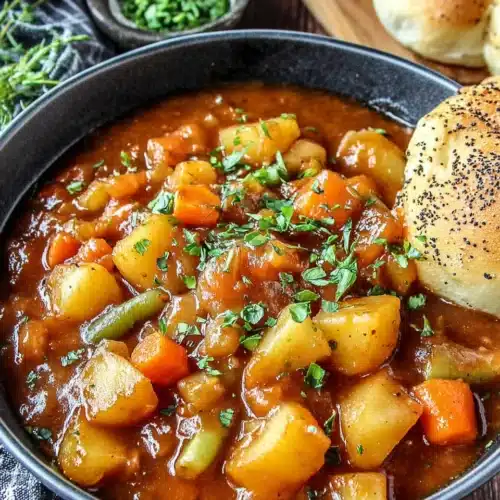 Irish vegetarian stew filled with fresh, nutritious ingredients.