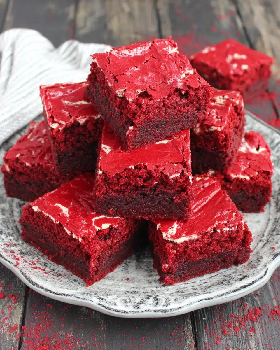 Easy Red Velvet Brownies for a Sweet Valentine’s Treat