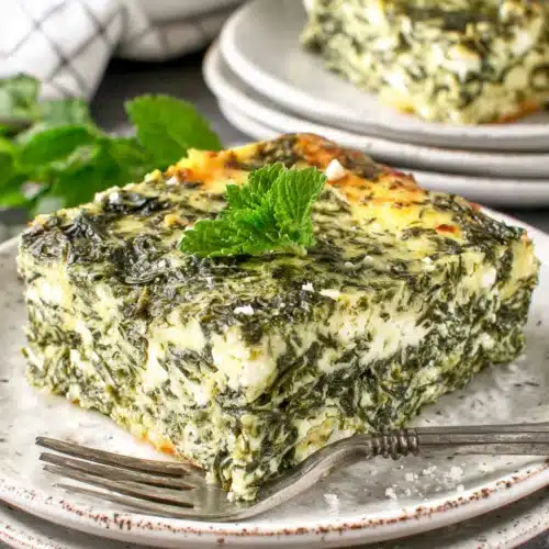 Delicious spinach and feta casserole recipe to enjoy with family.
