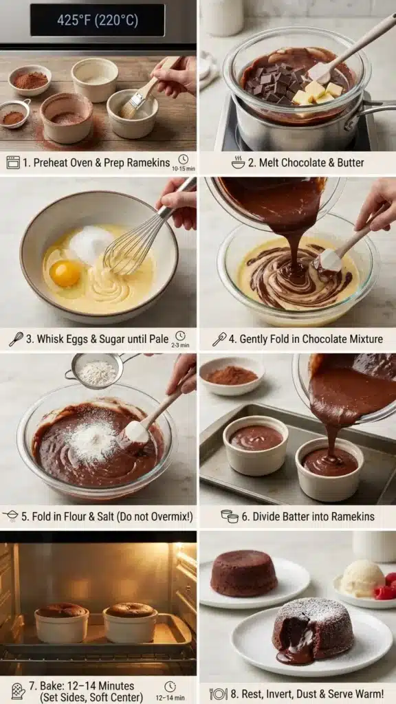step by step for Valentine Desserts