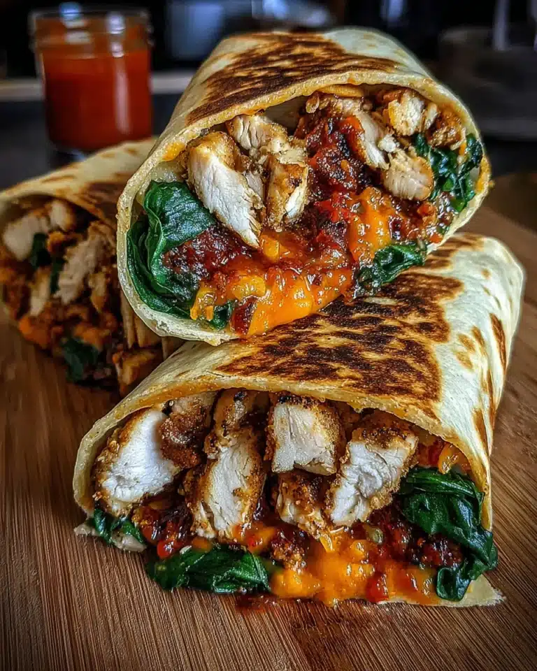 Sweet Chili Chicken Wraps