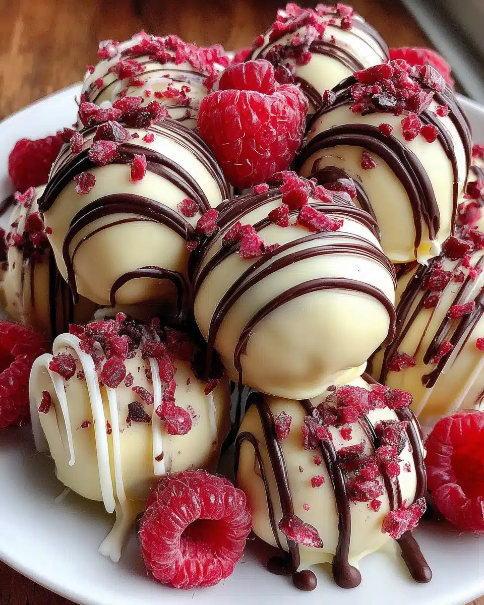 Easy White Chocolate Raspberry Cheesecake Balls: A Sweet Delight