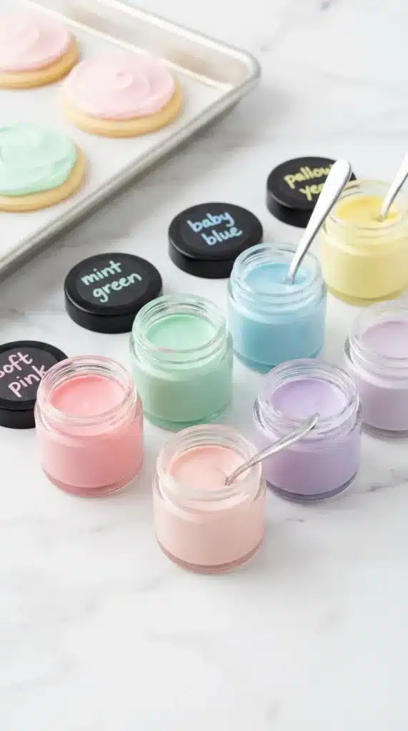 Gel Food Coloring for Pastel Shades