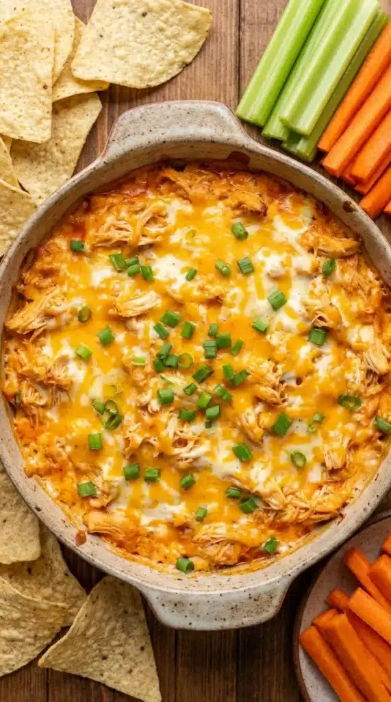 Ingredients for Slow Cooker Buffalo Chicken Dip