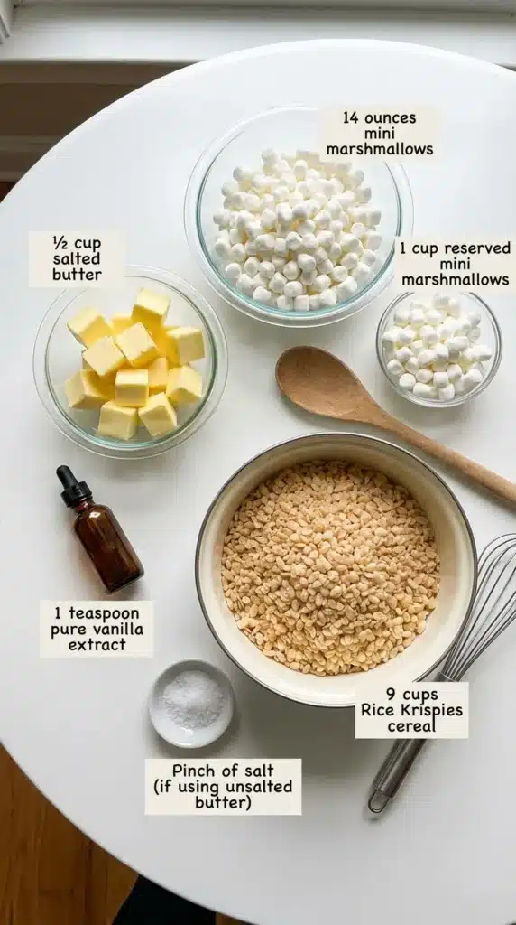 ingredients of Rice Krispies Treats