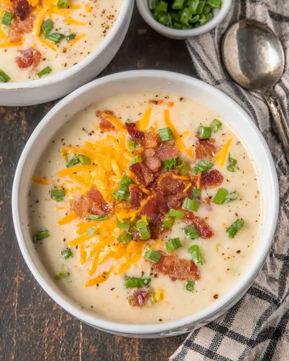 Easy Crockpot Potato Soup That Comforts