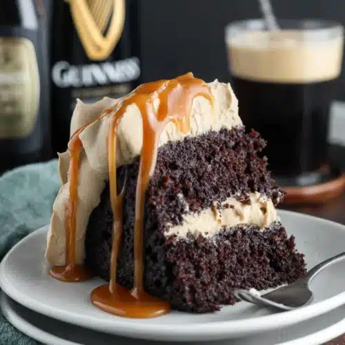 Indulge in rich Guinness Chocolate Cake that's perfect for any occasion.